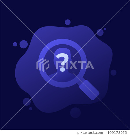 HR and recruitment icon, vector design 109178953
