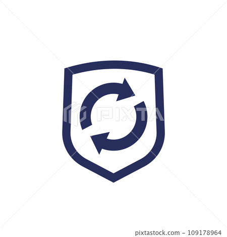 insurance renewal icon, vector pictogram insurance renewal icon, vector pictogram 109178964
