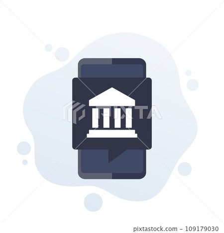 mobile banking vector icon for web 109179030