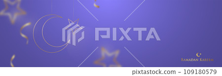 Ramadan Kareem festive banner. Ramadan Kareem festive banner. 109180579