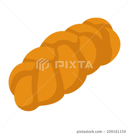 Colored hannukah challah icon Vector 109181150