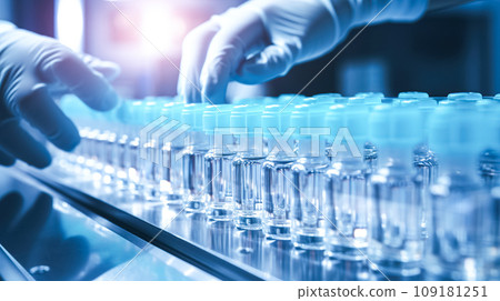 Scientific medical, chemical or biological laboratory, employee's hand conducts a nanomaterial test Scientific medical, chemical or biological laboratory, employee's hand conducts a nanomaterial test 109181251