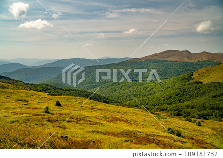 The Bieszczady Mountains, Carpathians, Poland. The Bieszczady Mountains, Carpathians, Poland. 109181732