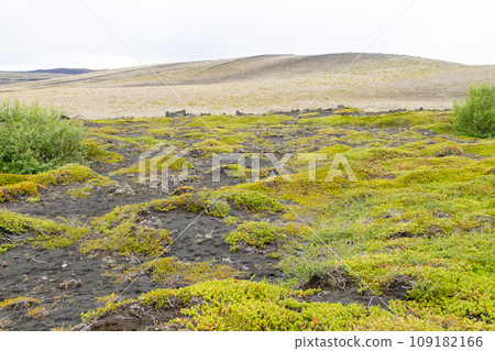 Iceland landscape near Hverfell volcano, Iceland landmark 109182166