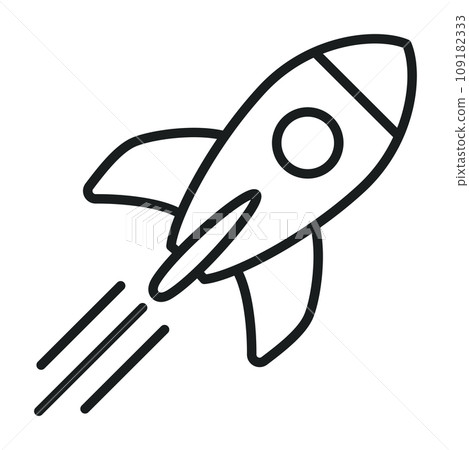 代表火箭和太空船業務的圖標 109182333