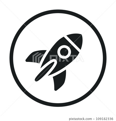 代表火箭和太空船業務的圖標 代表火箭和太空船業務的圖標 109182336