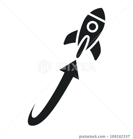 代表火箭和太空船業務的圖標 109182337