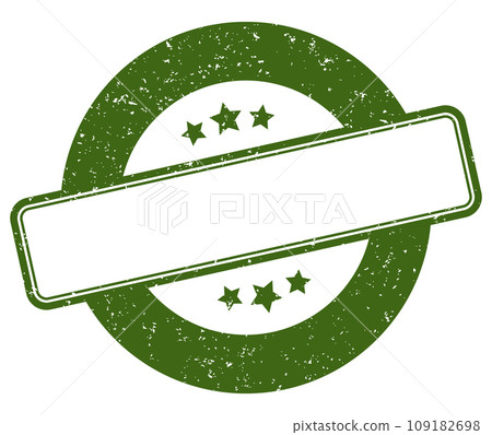 blank stamp. blank label. round grunge sign 109182698