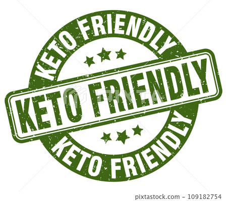 keto friendly stamp. keto friendly label. round grunge sign keto friendly stamp. keto friendly label. round grunge sign 109182754