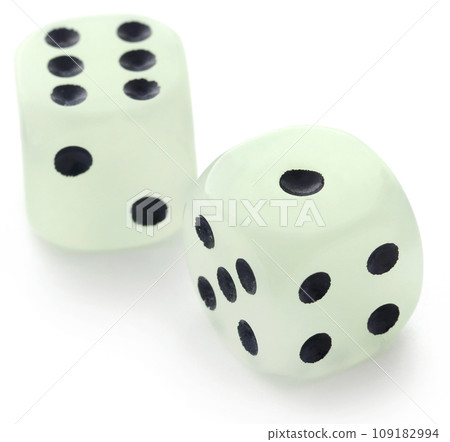 Dices closeup Dices closeup 109182994