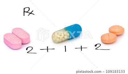 Physician Prescription with medicine 109183133