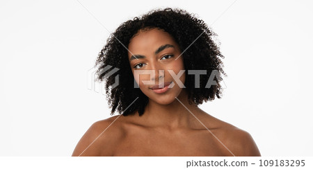 A captivating portrayal of natural allure and confident elegance 109183295