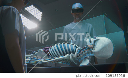 Technology of AI-assisted surgery. Healthcare innovation. 109183936