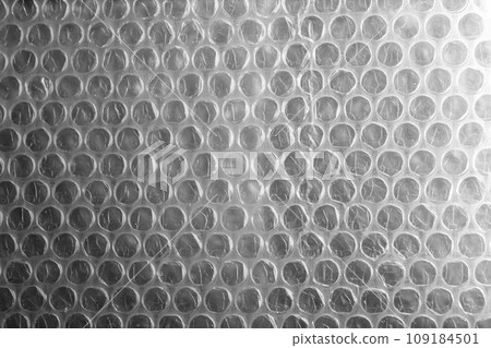 Bubble wrap, close-up background photo 109184501