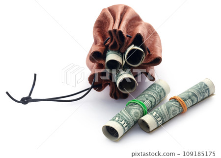 Rolled US Dollar 109185175