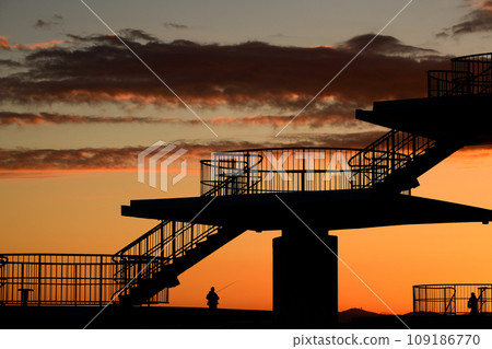 富津岬夜景 富津岬夜景 109186770