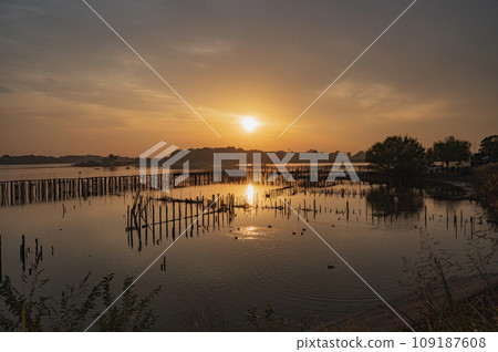 群馬縣多塔拉沼日落景觀 109187608