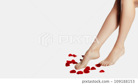 Healthy woman's legs. Legs isolated on white Healthy woman's legs. Legs isolated on white 109188153