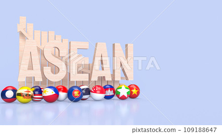 The ASEAN or Association of Southeast Asian... - Stock Illustration ...