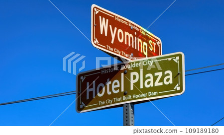 Historic Boulder City Street signs 109189180