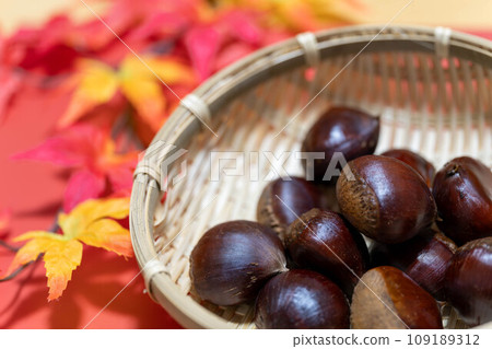 Autumn taste: delicious chestnuts Autumn taste: delicious chestnuts 109189312
