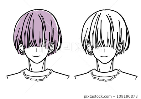 男士直髮髮型 男士直髮髮型 109190878