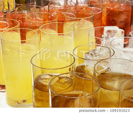 Free drink corner at party Free drink corner at party 109191023