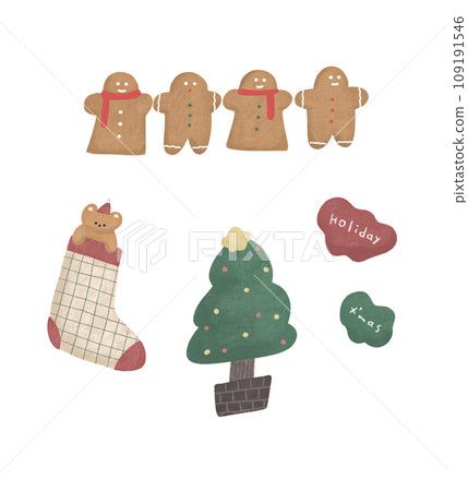 聖誕節啟發的插圖 聖誕節啟發的插圖 109191546