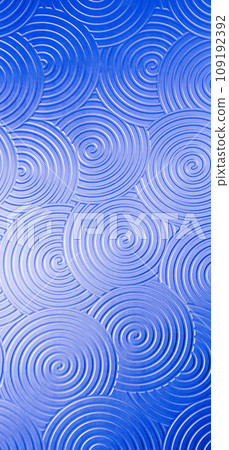 Blue leather with texture structure 109192392