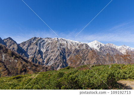 信州秋季北阿爾卑斯山 109192713