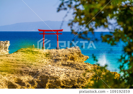 Torii at Shirahama shrine 109192859