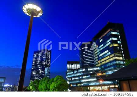 [Osaka Prefecture] Night view of Osaka Business Park 109194592