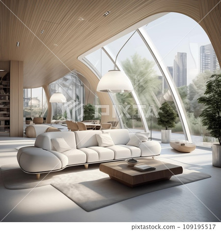 Futuristic Eco-Friendly Interior Design 109195517