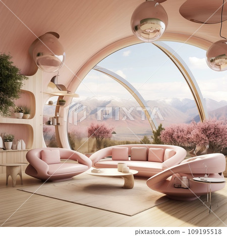 Futuristic Eco-Friendly Interior Design Futuristic Eco-Friendly Interior Design 109195518