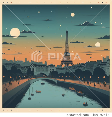 Paris Scenery Paris Scenery 109197318