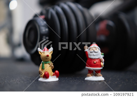 christmas and gym 109197921