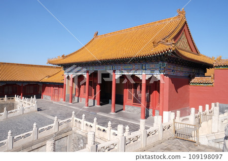 Palace of Hall of Preserved Harmony Baohedian in the Forbidden City, Beijing 109198097
