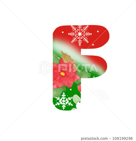 Color alphabet letter F Color alphabet letter F 109199296