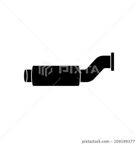 car exhaust icon vector 109199377
