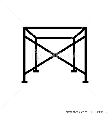 Scaffolding icon vector 109199402