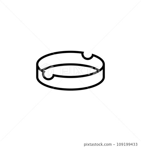 ashtray icon vector 109199433