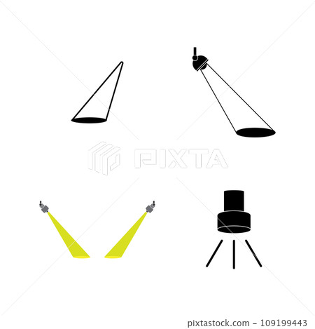 spot light icon vector spot light icon vector 109199443