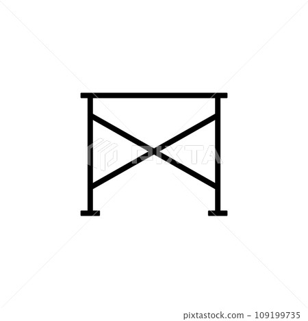 Scaffolding icon vector Scaffolding icon vector 109199735