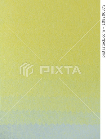Gradient background material made of Japanese paper (yellow) 109200375