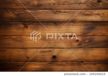 Old dark rustic brown wooden board panel timber wall vintage surface texture plank floor background. Generative AI Old dark rustic brown wooden board panel timber wall vintage surface texture plank floor background. Generative AI 109200810