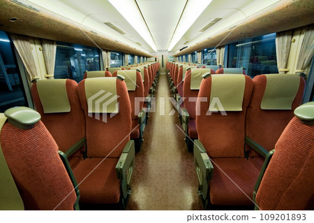 JR West Japan Limited Express Kounotori Reserved Seat Inside the Car 109201893