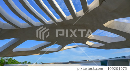 Beautiful futuristic structure 109201973