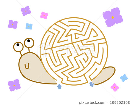 cute snail maze 109202308