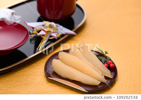Seasoned herring roe, a staple of New Year dishes Seasoned herring roe, a staple of New Year dishes 109202538