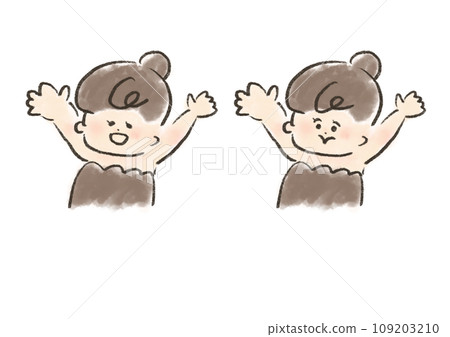 一個女人在桑拿浴室裡歡欣鼓舞 109203210